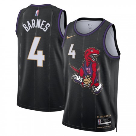 Dres Toronto Raptors Scottie Barnes Nike 2024-25 City Edition Crno Swingman